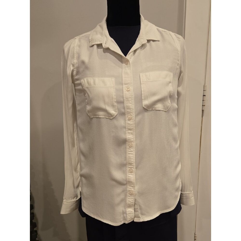 Perfect Shirt White Button-Up - XS